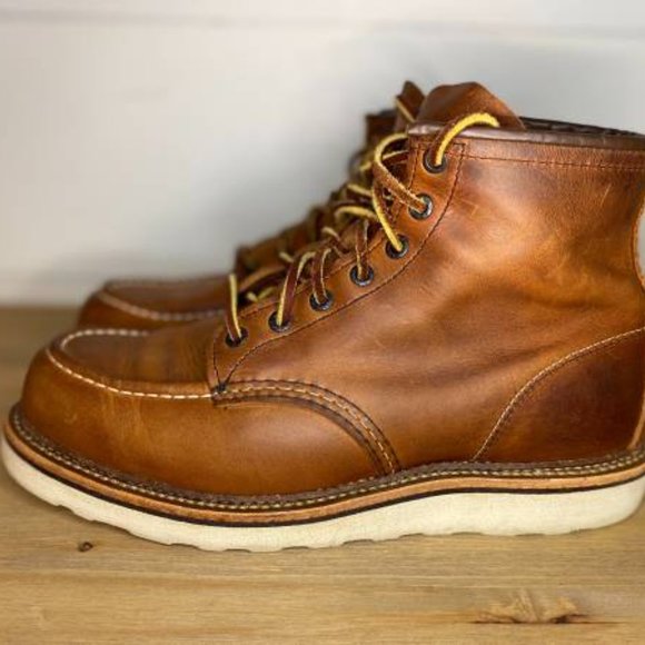 Red Wing Moc Toe 1907 sz 9 (FIT A SIZE 10) - Picture 2 of 8